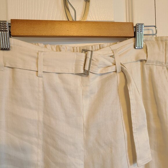 Vince linen wide leg cropped pants - Picture 3 of 6